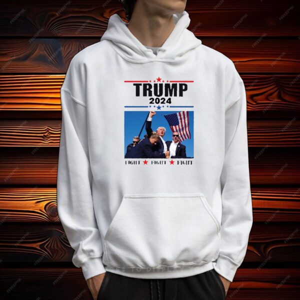 Trump 2024 T-shirt, MAGA, Donald Trump, Trump, Fight, Fist, Assassination Attempt T-Shirt