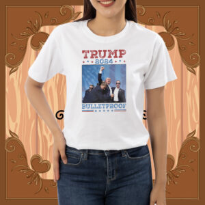 Trump Bulletproof Shirt, Assassination Trump 2024 Shirt, President Trump Fight Shirt