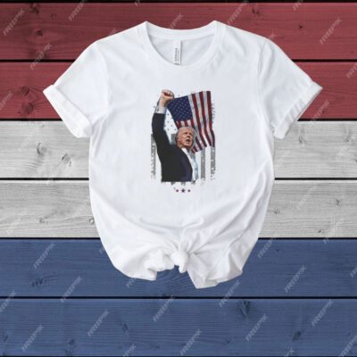 Trump FIGHT! Unisex Cotton Crew T-Shirt