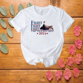 Trump Fight Shirt, Fight Fight Shirt, Donald Trump Survived Shooter T-Shirt