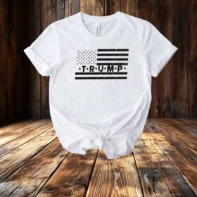 Trump Flag Shirt, 2024 Trump Shirt, Republican T Shirt, Voting Shirt, MAGA Ladies T-Shirt