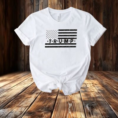 Trump Flag Shirt, 2024 Trump Shirt, Republican T Shirt, Voting Shirt, MAGA Ladies T-Shirt