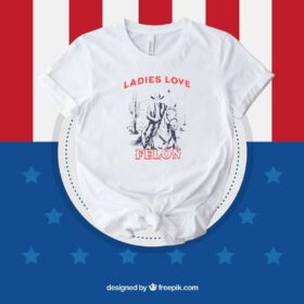 Trump Ladies Love Felon Shirt, Trump Shot Shirt, Trump Pennsylvania Rally T-Shirt