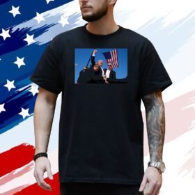 Trump Rushed Offstage After Gunshots Ring Out At Pa Rally Photo Shirt