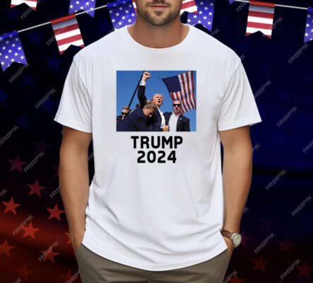 Trump Shot Assassination Attempt Trump 2024 Fist Raised Shirt
