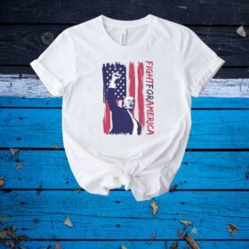 Trump Shot Shirt, Donald Trump Fist Pump, Trump 2024, Custom Trump Fight for America T-Shirt