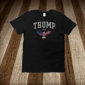 Trump T-Shirt, MAGA 2024, American Flag Shirt, Patriot T-Shirt