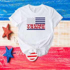 Trump Vance 2024 American Flag T-Shirt