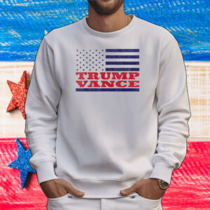 Trump Vance 2024 American Flag T-Shirt