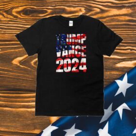 Trump Vance 2024 Election American flag 2024 T-Shirt