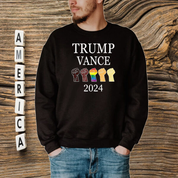 Trump Vance 2024 President Trump LGBT Gay Prime Support Premium T-Shirt