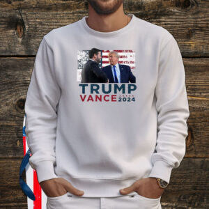 Trump Vance 2024 Presidential Ticket Grunge Flag Trump 2024 Premium T-Shirt