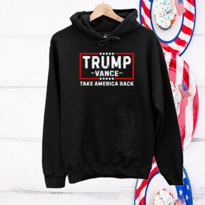 Trump Vance US Flag Election President Take America Back T-Shirt
