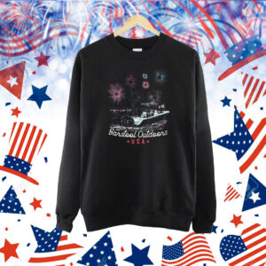 Barstool Outdoors Fireworks USA Pocket Shirt