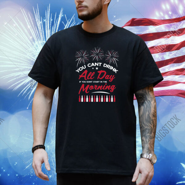 Can't Drink All Day USA Pocket Shirt