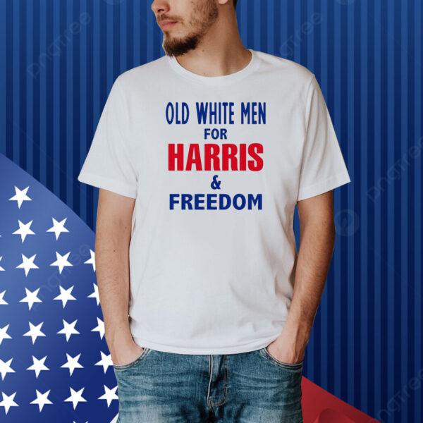 Official Old White Men For Kamala Harris and Freedom Shirt