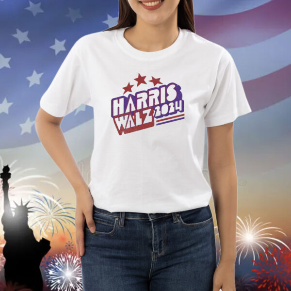 Official Retro Vibe Kamala Harris Tim Walz Election 2024 Shirt