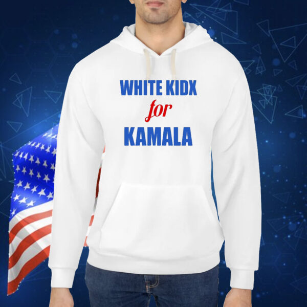 Official White Kidx For Kamala Harris Shirt