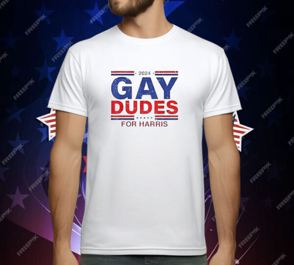 2024 gay dudes for Harris T-Shirt