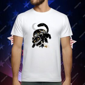 Black catbus and witches T-Shirt