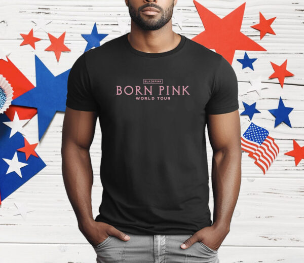 Born Pink World Tour 2023 Black Pink T-Shirt