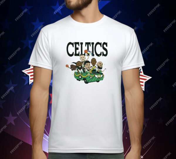 Boston Celtics Six Pack 2024 Caricature T-Shirt