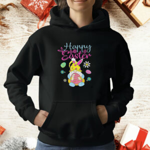 Bunny Spring Gnome Easter Egg Hunting T-Shirt