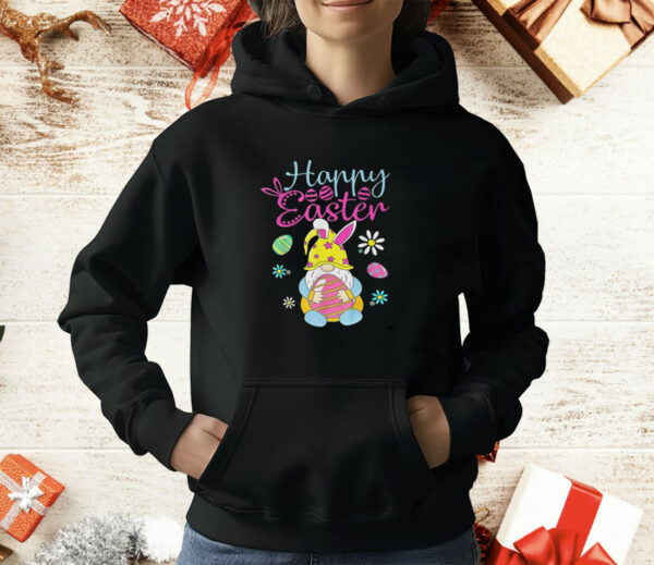 Bunny Spring Gnome Easter Egg Hunting T-Shirt