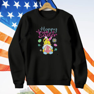 Bunny Spring Gnome Easter Egg Hunting T-Shirt