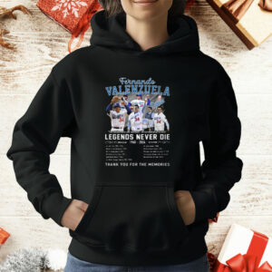 Fernando Valenzulea Legends Never Die 1960-2024 The Memories T-Shirt