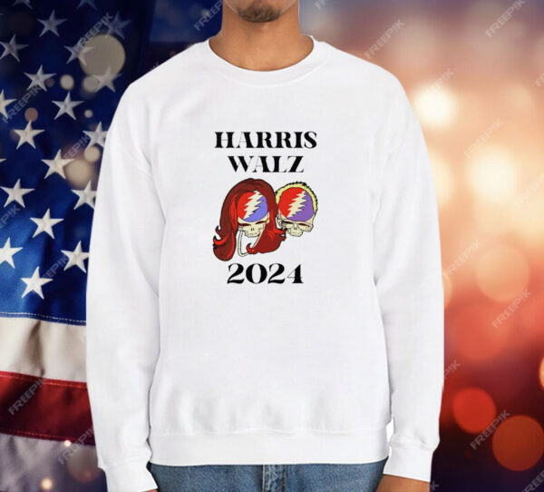 Grateful Dead Bob Weir Harris Walz 2024 T-Shirt