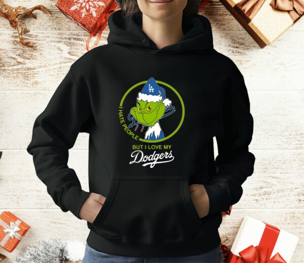 Grinch I Hate People But I Love Los Angeles Dodgers T-Shirt