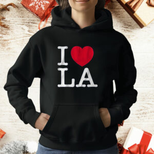 I Love LA Baseball T-Shirt