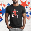 Illinois Football Luke Altmyer Superstar Pose T-Shirt