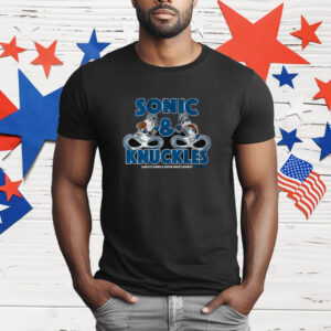 Jahmyr Gibbs & David Montgomery Sonic & Knuckles T-Shirt