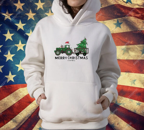 Merry Christmas Tractor 2024 Cardin T-Shirt