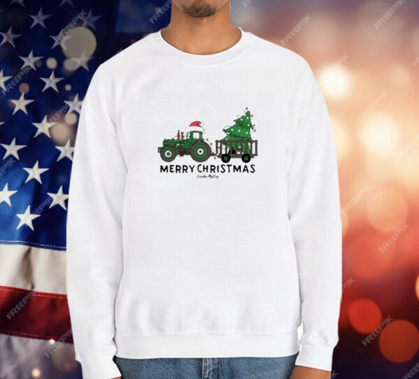 Merry Christmas Tractor 2024 Cardin T-Shirt