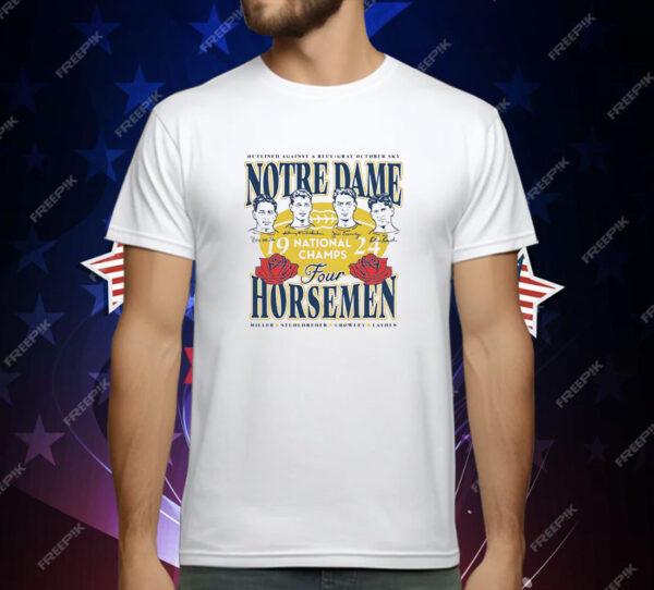 Notre Dame 1924 Four Horsemen Championship vintage T-Shirt