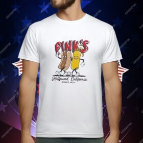 Pink’s hot dogs Hollywood California since 1939 T-Shirt