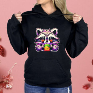 Raccoon sipping a juice box vintage Shirt