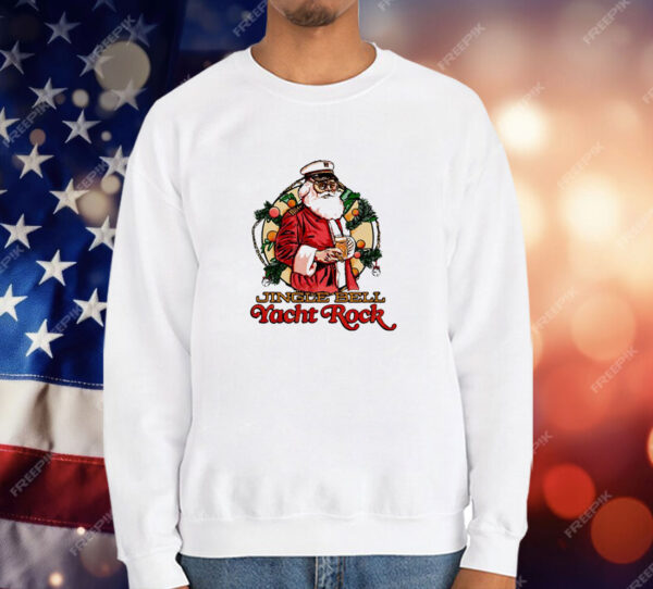 Santa jingle bell yacht rock Christmas T-Shirt