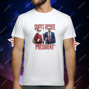 Santas favorite president Christmas Trump 2024 T-Shirt