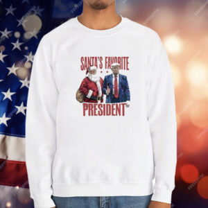 Santas favorite president Christmas Trump 2024 T-Shirt