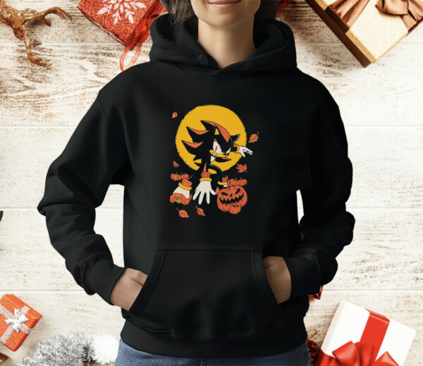 Shadow The Hedgehog Pumpkin Halloween T-Shirt