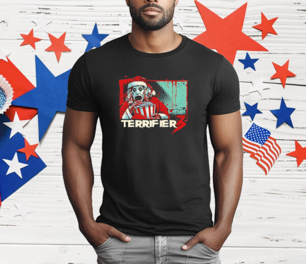 Terrifier 3 Umbrella Entertainment Christmas T-Shirt