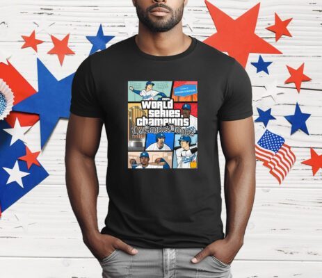 2024 World Series Champions LA Dodgers T-Shirt