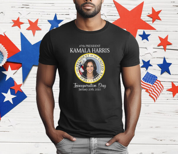 47th President Kamala Harris Inauguration Day January 1 2025 T-Shirt