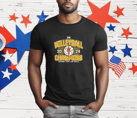 Arizona State Sun Devils 2024 Big 12 Volleyball Regular Season Champions T-Shirt