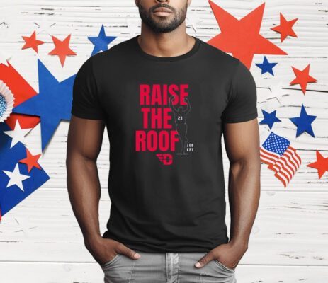 Dayton Basketball Zed Key Raise the Roof T-Shirt