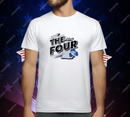 Detroit Catholic Central 2024 MHSAA Football D1 The Four T-Shirt